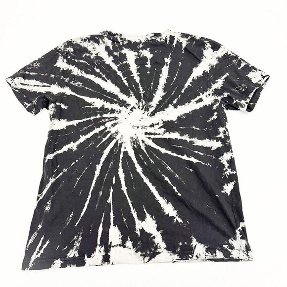 Denim & Flowers Ricky Singh Tie Dye T-Shirt Patterned Tee Size L Mint - Picture 2 of 7